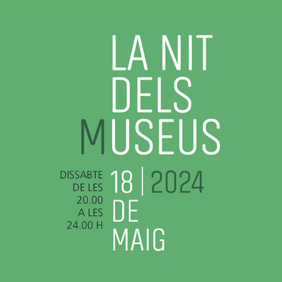 Imatge cartell Nit dels Museus 2024.