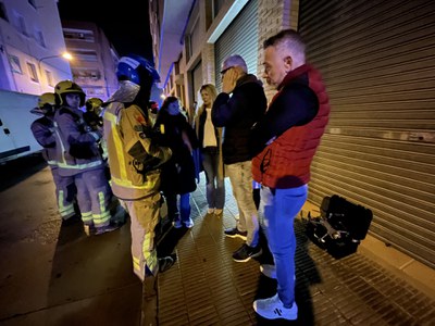 A la zona dels fets s’hi ha desplaçat l’alcalde, Fèlix Larrosa, la tinenta d’alcalde i regidora d'Agenda Urbana i Espai Agrari, Begoña Iglesias, i la….