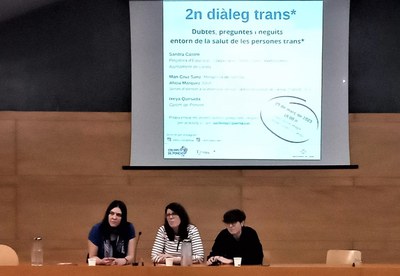 2n diàleg trans*, a la sala Jaume Magre, per resoldre dubtes entorn a la salut..