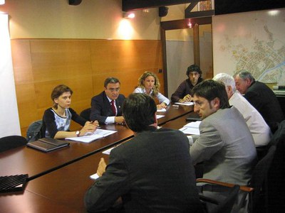 Reunió amb l'empresa SOCINTEC presidida per Àngel Ros.