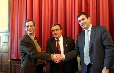 Ajuntament, Soluziona i Universitat vàren signar el conveni a començaments d'any.
