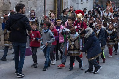 Els menuts, els principals protagonistes de la festa.