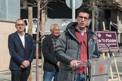 El tinent d'alcalde Antoni Postius hadit que aquest era un acte de restitució i expiació.