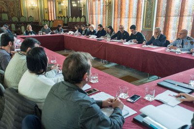 El paer en cap, Miquel Pueyo, ha presidit la sessió.