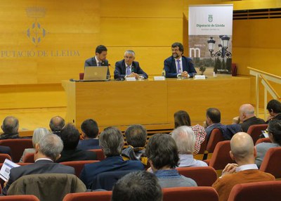 Inauguració de la jornada FDS a la Diputació de Lleida.