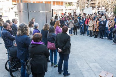 L'acte ha tingut lloc a la Plaça 8 de Març.