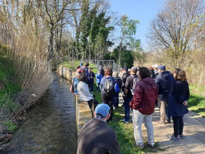 La Séquia de Fontanet, un dels punts visitats.