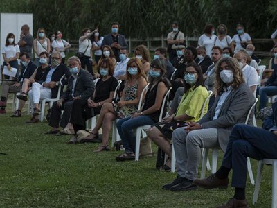 A l'acte ha assistit gairebé tota la corporació municipal.