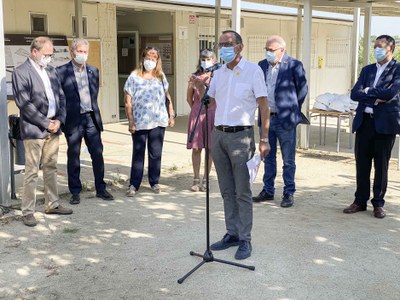 L'alcalde, Miquel Pueyo, ha assegurat que l'educació és una prioritat per al govern de la Paeria.