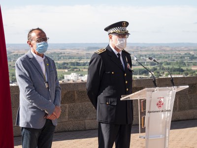 L'intendent cap de la Guàrdia Urbana de Lleida, ha introduït l'acte..