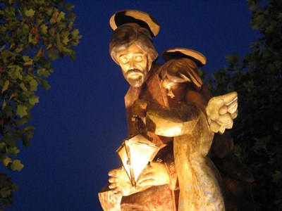 La imatge de l'apòstol Sant Jaume.