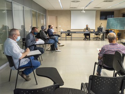 La jornada ha estat presidida pel paer en cap, Miquel Pueyo, i l'ha conduït el doctorand Miquel Úbeda.