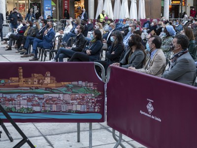 La corporació municipal ha assistit gairebé en ple a la lectura del pregó de les Festes.