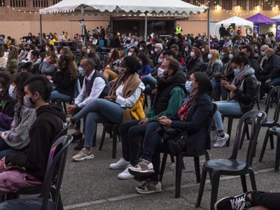 L'alcalde i el regidor de Festes, amb altres membres del consistori, han assistit al concert de Koers.