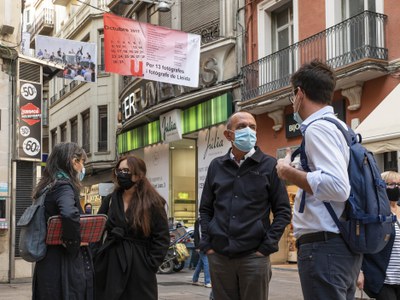 El paer en cap, els tinents d'alcalde Sandra Castro i Toni Postius i la regidora Elena Ferre, han anat a veure.