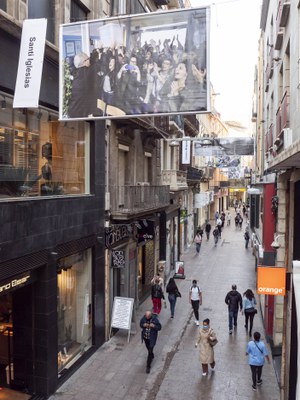 Les fotografies documenten els Fets de l'1 d'Octubre.