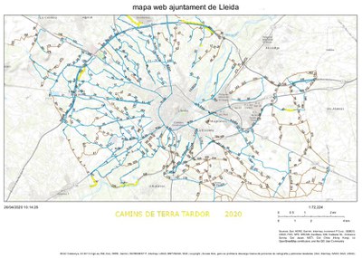 Trams on s'actuarà aquesta campanya de tardor per millorar el ferm dels camins a l'Horta.