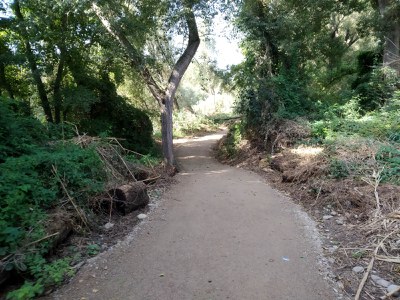 S'ha enllestit la primera fase de les obres de millora del Camí del Riu.