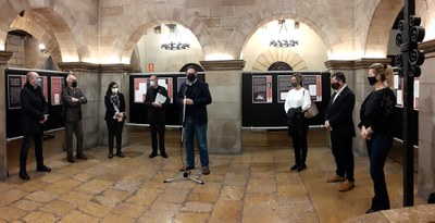 Jordi Albareda, degà dels advocats, ha presentat l'acte.