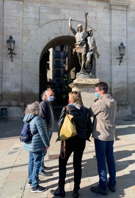 El conjunt escultòric d’Indíbil i Mandoni viatjarà a Barcelona per a la seva restauració.