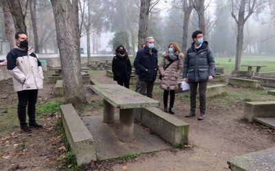 L'àrea de pícnic i les barbacoes, una de les accions previstes en el pla.