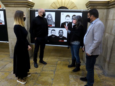 L'exposició es podrà veure fins el dimarts 15 al pati del Palau de la Paeria.