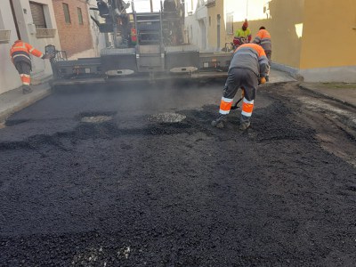 Les tasques de pavimentació es van dur a terme a finals de la setmana passada.