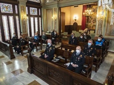 Les medalles de Santa Cecília reconeixen els mèrits professionals dels agents distingits..