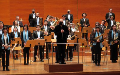 Amadeu Urrea ha dirigit el concert de la Banda Municipal.