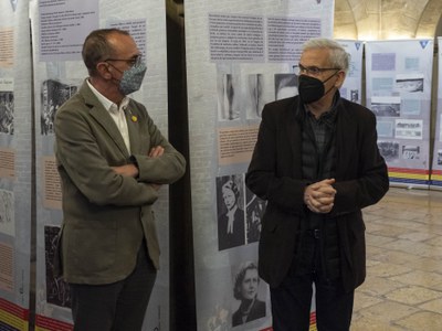 El Pati de la Paeria acull l’exposició “Dones resistents i deportades".