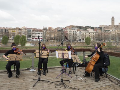 El quartet de corda “Ladies Quartet" ha interpretat diverses peces musicals.