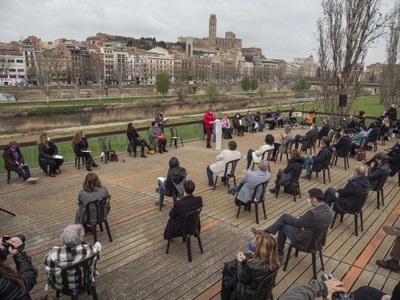 L'acte ha comptat amb la intervenció de tretze dones de Lleida de diferents àmbits.