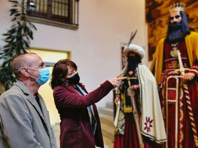 El paer en cap ha pogut visitar el consistori osonenc.