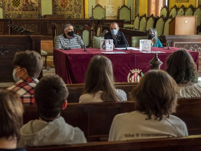 La concessió de premis del concurs periodístic Josep Pernau s'ha fet al Saló de Sessions de la Paeria.