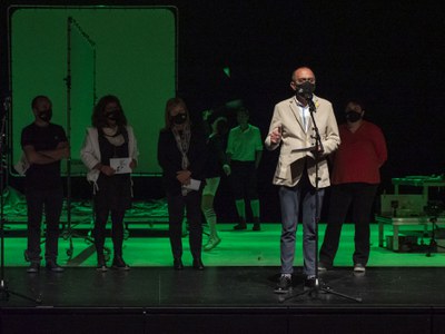 El paer en cap ha adreçat unes paraules als assistents a l'acte inaugural.