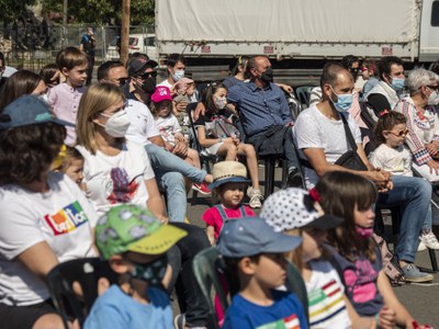 El paer en cap ha assistit a la representació de Sac Espectacles.