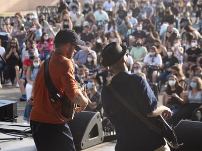 Lleida, l'inici d'una gira de concerts que recalarà en el festival de Porta Ferrara i el Canet Rock.