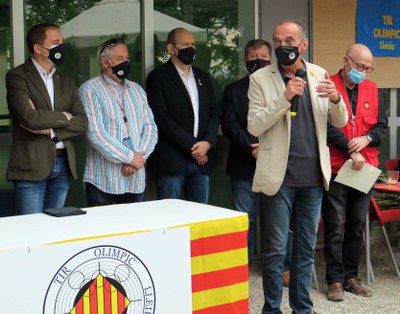 El paer en cap ha participat en el lliurament de trofeus del Club de Tir.