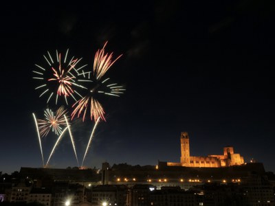 Els focs han sigut visibles des de tota la ciutat.