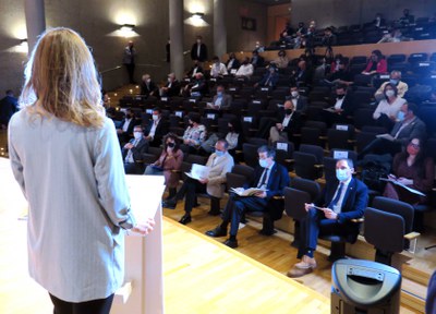 La jornada s'ha desenvolupat a la Sala 2 de l'Auditori Enric Granados.