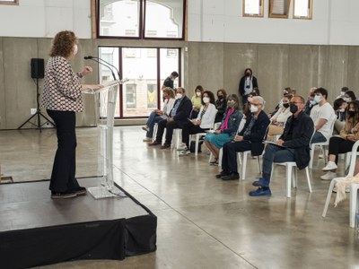 La consellera de Justícia ha destacat la tasca de l'Ajuntament de Lleida en la recuperació de la Memòria Democràtica.