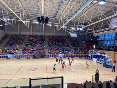 El partit s'ha disputat al pavelló Castell d'en Planes de Vic.