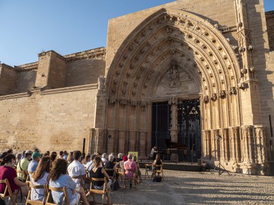 La Porta dels Apòstols, un escenari inigualable per un concert.