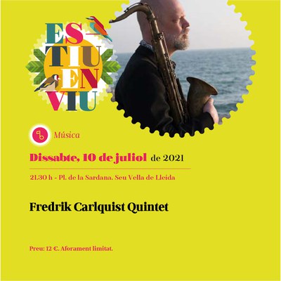 El prestigiós i reconegut saxofonista suec i establert a Barcelona, Fredrik Carlquist, oferirà un concert de jazz dissabte, 10 de juliol,a les 21.30 ….