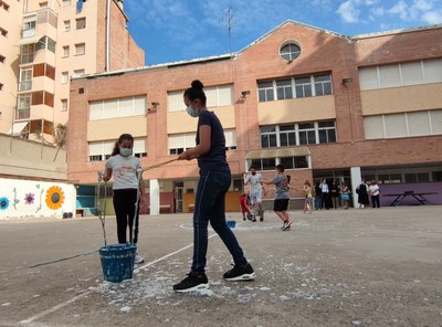 Una de les activitats realitzades dins de les propostes del Pla Educatiu d’Entorn..