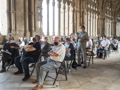 Els representants del veïnat han pogut expressar la seva opinió durant l'acte.