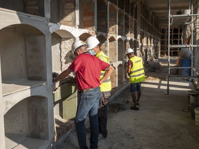 El departament de Santa Cecília, un cop finalitzades totes les fases, acollirà fins a 800 nínxols..