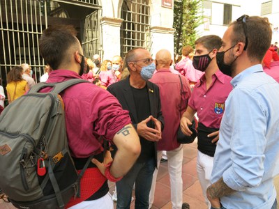 El Roser concentra l’ofrena floral amb motiu de la Diada Nacional de Catalunya.