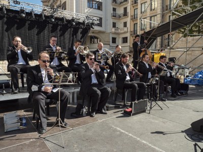 La Cobla Nova Blanes ha ofert el Concert de Sardanes.