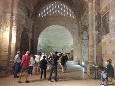 L'Església de Santa Maria de Gardeny, un dels primers llocs en l'agenda de visites turístiques.